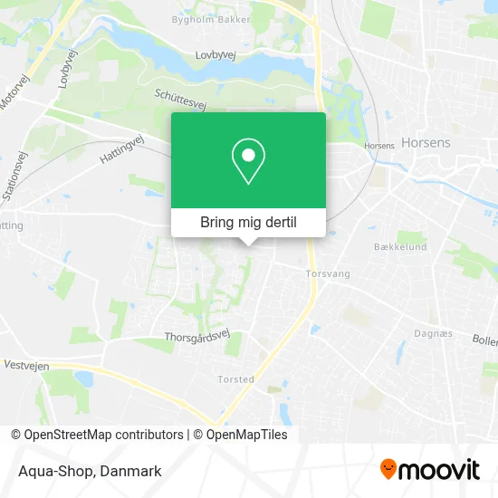 Aqua-Shop kort