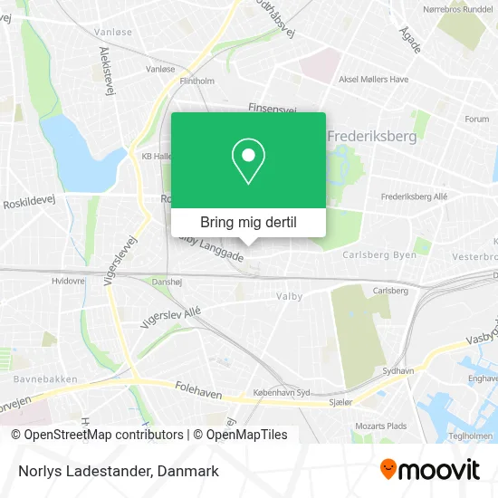 Norlys Ladestander kort
