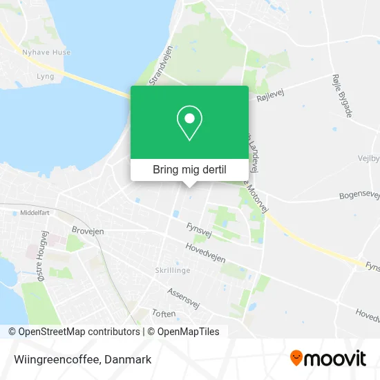 Wiingreencoffee kort