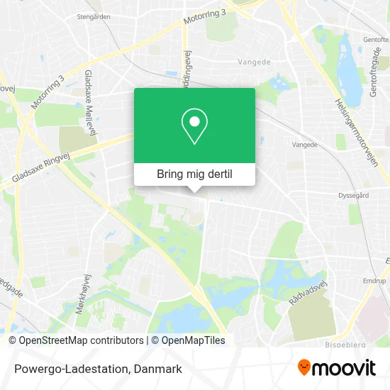 Powergo-Ladestation kort