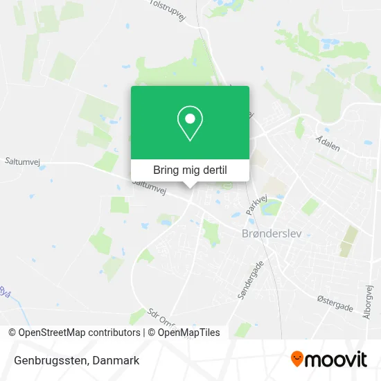 Genbrugssten kort