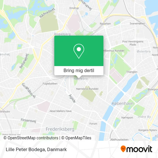 Lille Peter Bodega kort