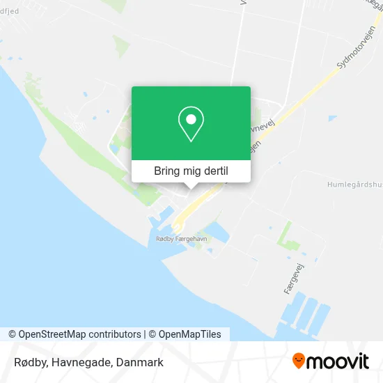 Rødby, Havnegade kort