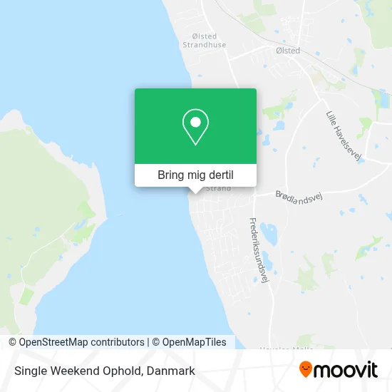 Single Weekend Ophold kort