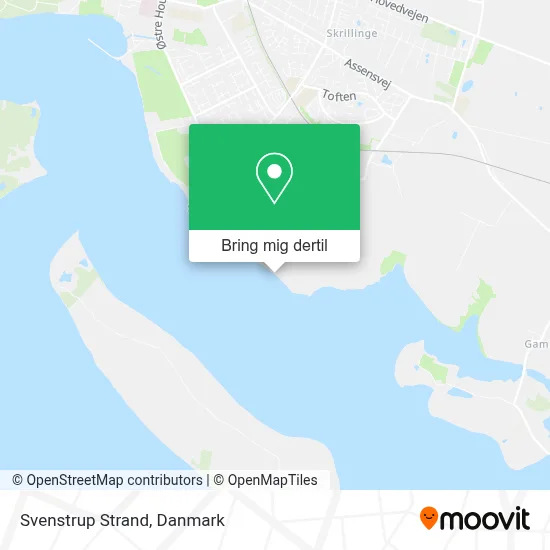 Svenstrup Strand kort