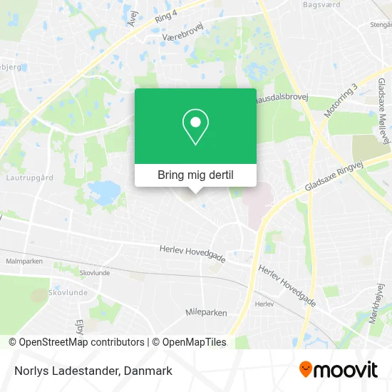 Norlys Ladestander kort