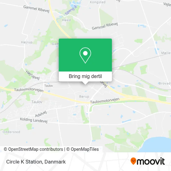 Circle K Station kort