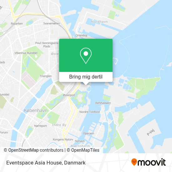 Eventspace Asia House kort