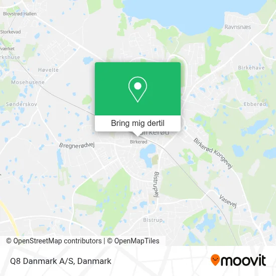 Q8 Danmark A/S kort