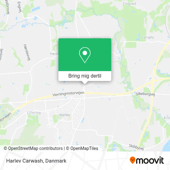 Harlev Carwash kort