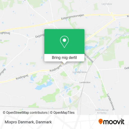 Mixpro Danmark kort