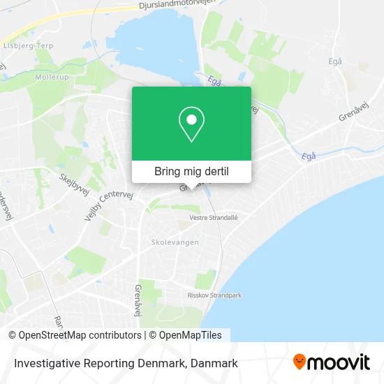 Investigative Reporting Denmark kort