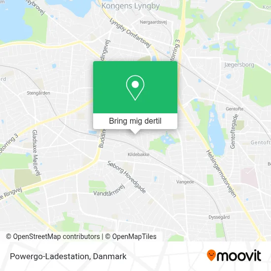 Powergo-Ladestation kort