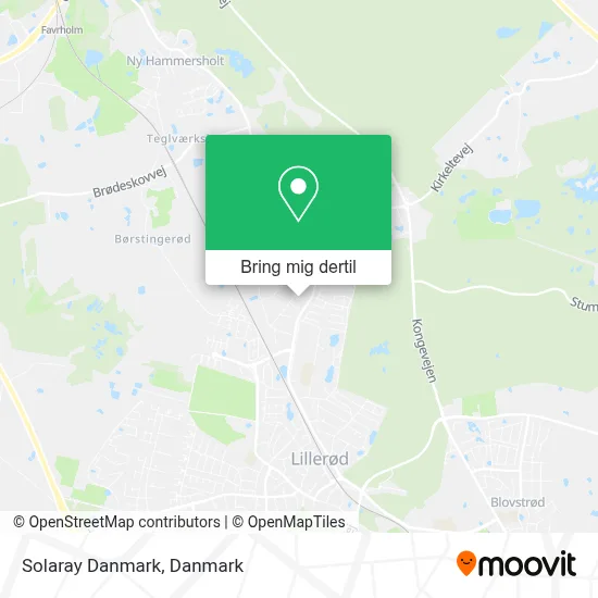 Solaray Danmark kort