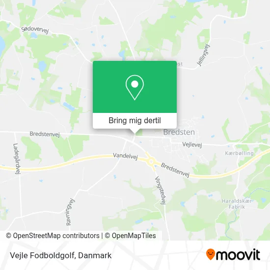 Vejle Fodboldgolf kort