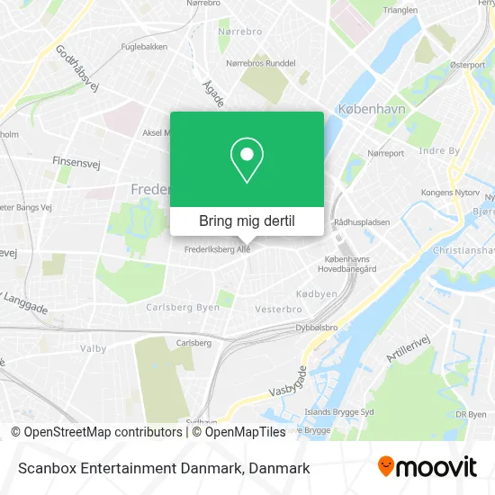 Scanbox Entertainment Danmark kort