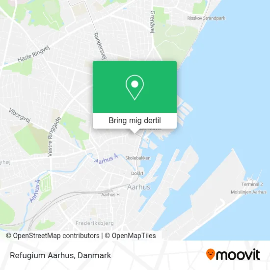 Refugium Aarhus kort