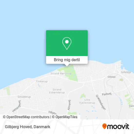 Gilbjerg Hoved kort