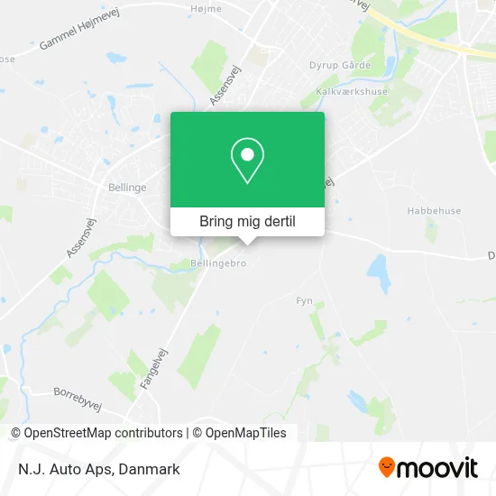 N.J. Auto Aps kort