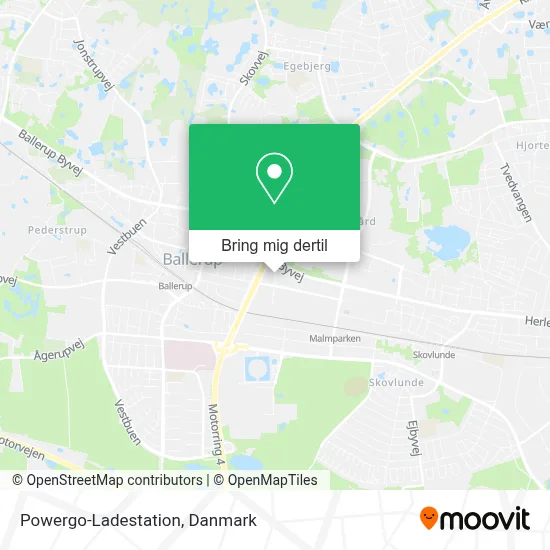 Powergo-Ladestation kort