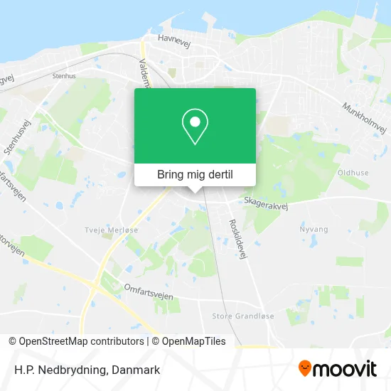 H.P. Nedbrydning kort