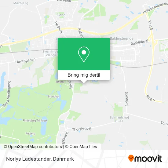 Norlys Ladestander kort