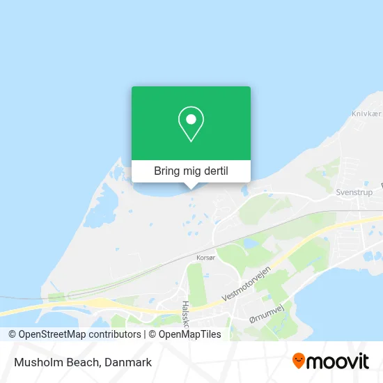 Musholm Beach kort