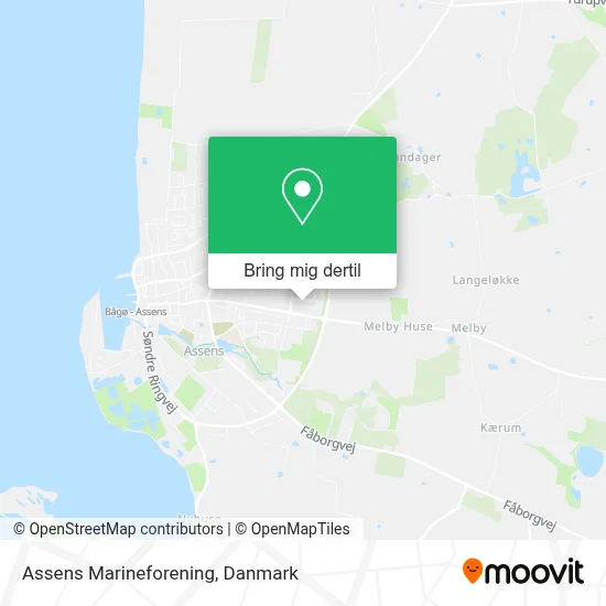 Assens Marineforening kort