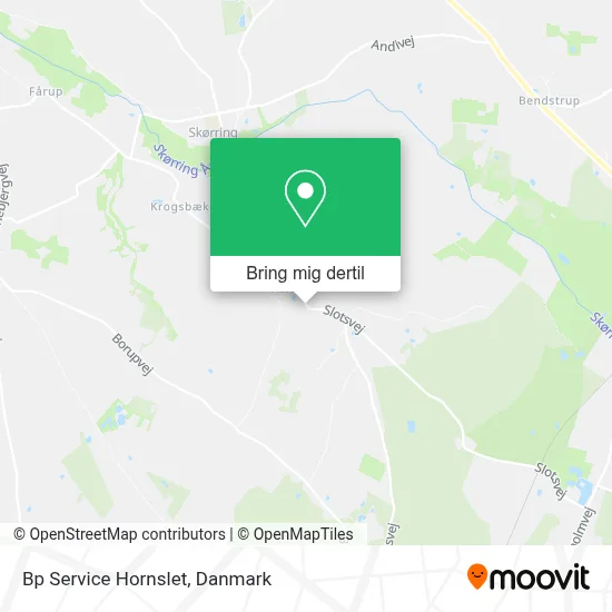 Bp Service Hornslet kort