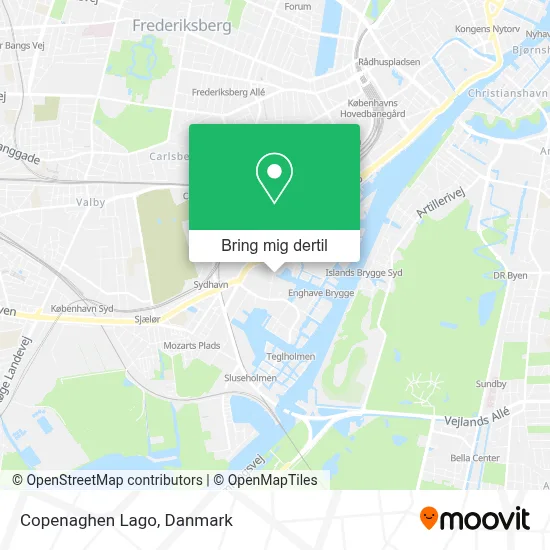 Copenaghen Lago kort