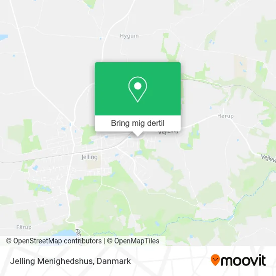 Jelling Menighedshus kort