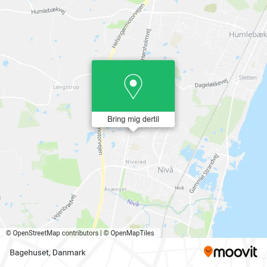 Bagehuset kort