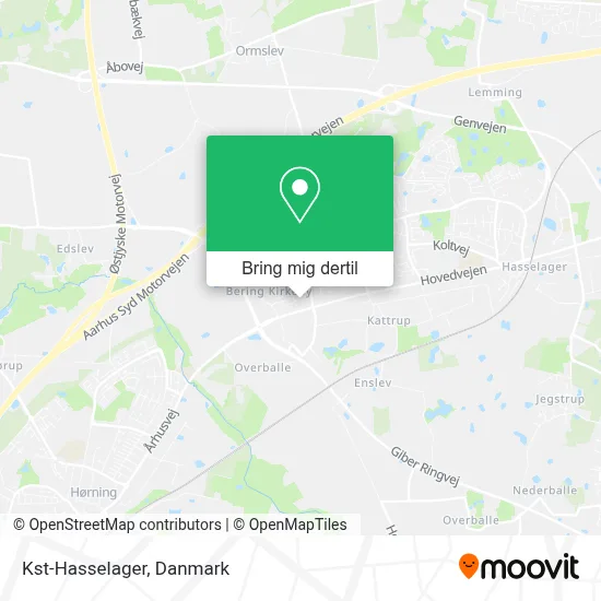 Kst-Hasselager kort