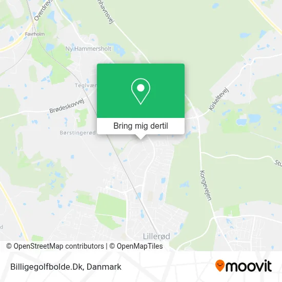 Billigegolfbolde.Dk kort