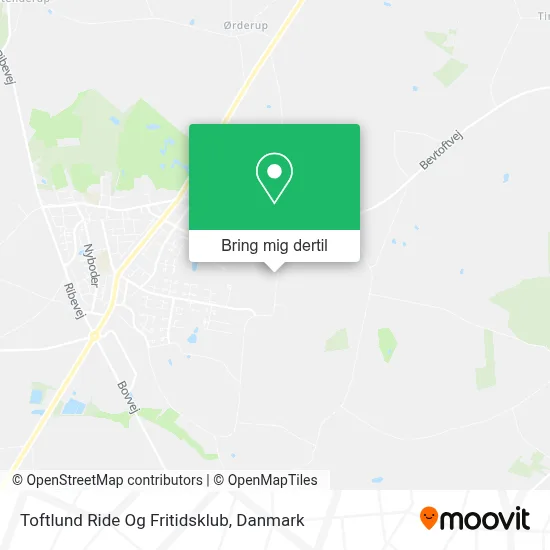 Toftlund Ride Og Fritidsklub kort