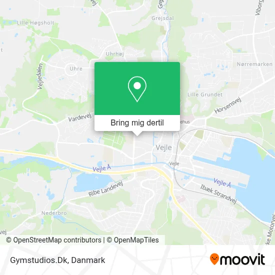 Gymstudios.Dk kort