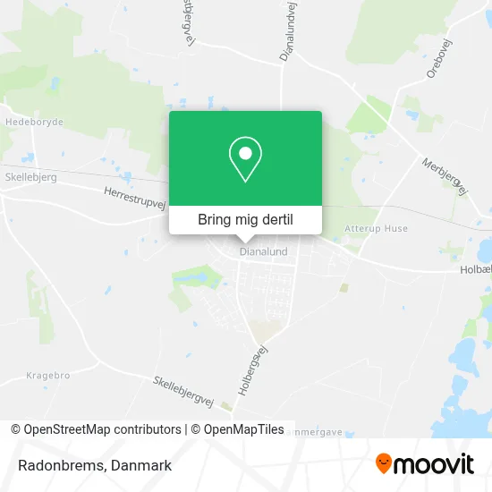 Radonbrems kort