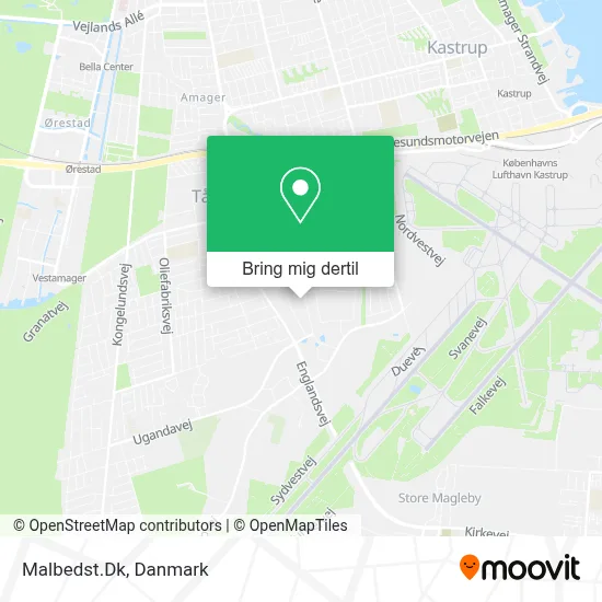 Malbedst.Dk kort