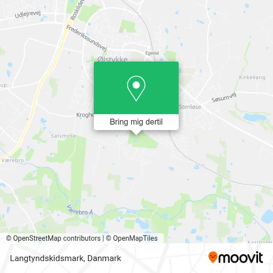 Langtyndskidsmark kort
