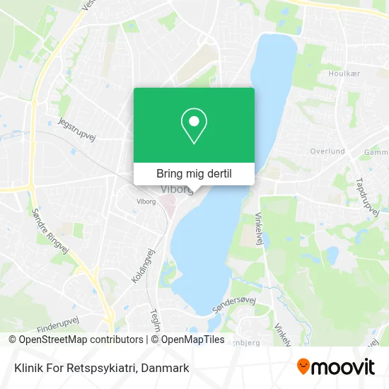 Klinik For Retspsykiatri kort