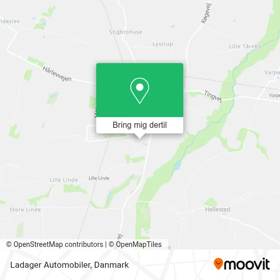 Ladager Automobiler kort