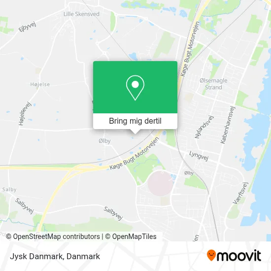 Jysk Danmark kort