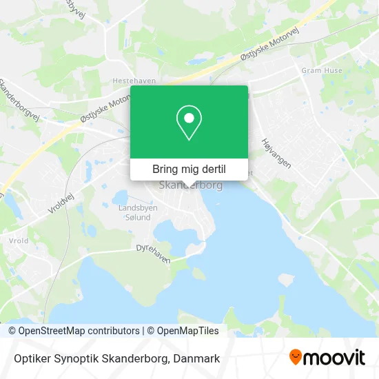 Optiker Synoptik Skanderborg kort