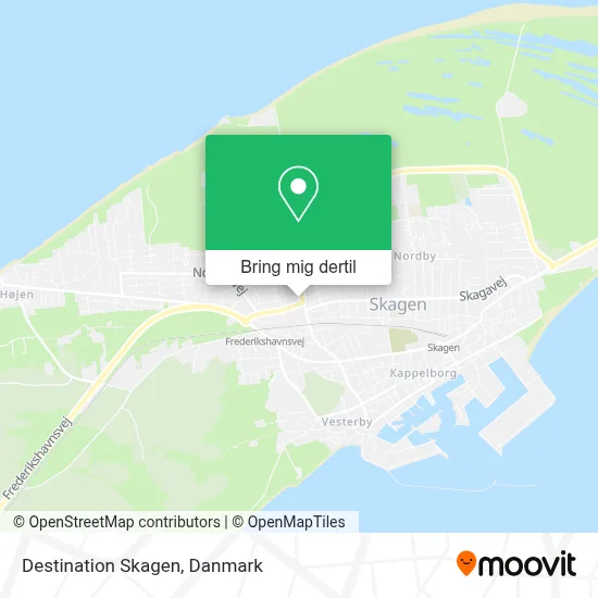 Destination Skagen kort