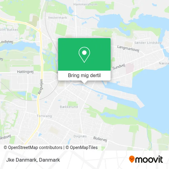 Jke Danmark kort