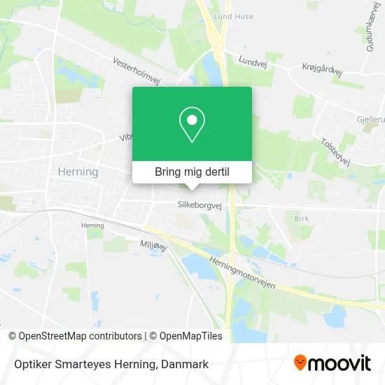 Optiker Smarteyes Herning kort