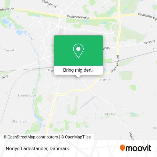 Norlys Ladestander kort