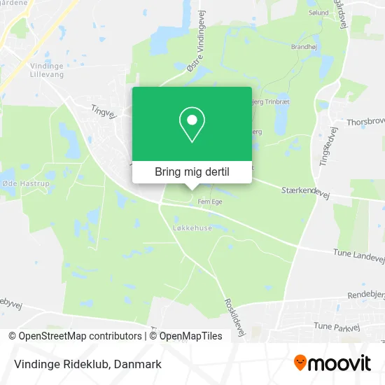 Vindinge Rideklub kort