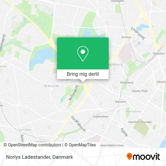 Norlys Ladestander kort
