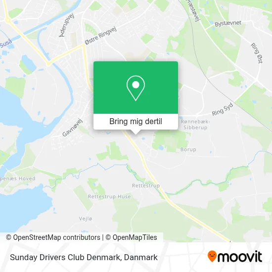 Sunday Drivers Club Denmark kort